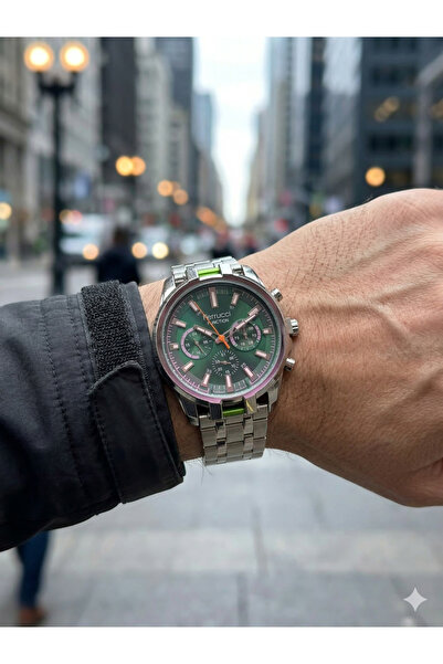 Ferrucci Function Erkek Kol Saati 44 mm Çok Fonksiyonlu Renkli Cam Çelik Kord...