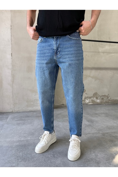 DIFRANSEL JEANS بنطلون جينز رجالي بتفاصيل عتيقة