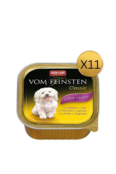 Animonda Hrană umedă pentru câini, Vom Feinsten, Curcan, Miel, 11 buc x 150g