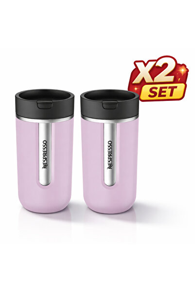 Nespresso Termos Seti İkili Travel Mug Medium Lavender 400ml ( Lavanta ) X2' ...
