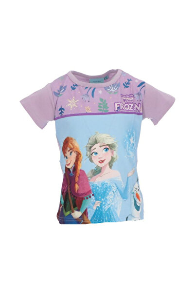 Disney Frozen Cotton Short Sleeve T-Shirt 116 CM 6 Years Purple