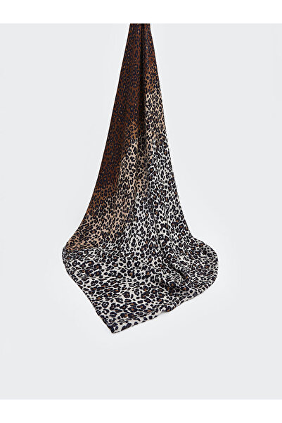 LC Waikiki Rmz Gi̇yi̇m Farkiyla Leopard Embroidered Women's Shawl