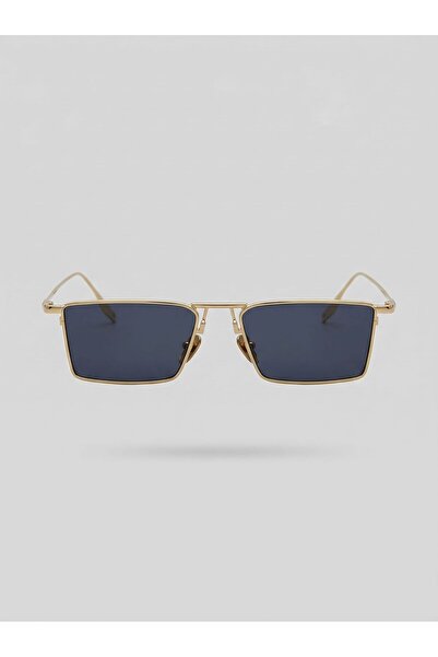 funeyes Lucien Rectangular Metal Black Sunglasses Unisex Trend Glasses