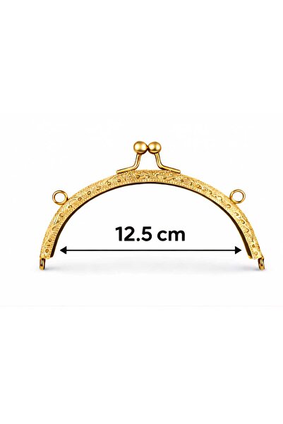 aurellen 12.5 cm Oval Bag Wallet Bursu Metal Bag Lock - Bag Making Apparatus,...