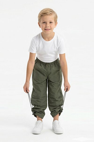 Yağmur Giyim İsob Unisex Children's Elastic Parachute Fabric Pants 8-11 Years...