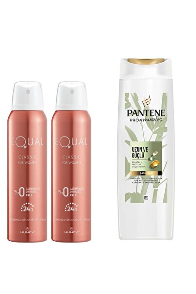 Pantene PRO-V MIRACLES Uzun ve Güçlü Şampuan 325ML + Equal Kadın Deodorantı 1...