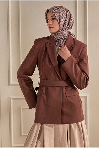 SilkTouch Pink Paisley Patterned Natural Scarf