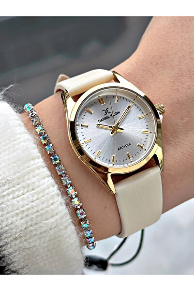 Daniel Klein Leather Cord Women's Wristwatch