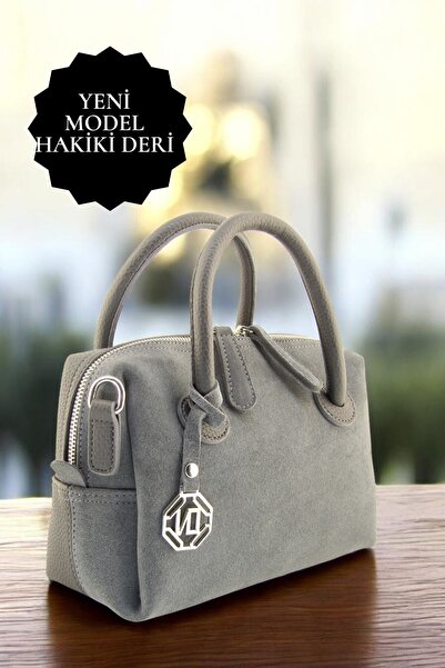 QUB CLUB Women's Genuine Leather Suede Leather Cylinder with Long Strap and A...