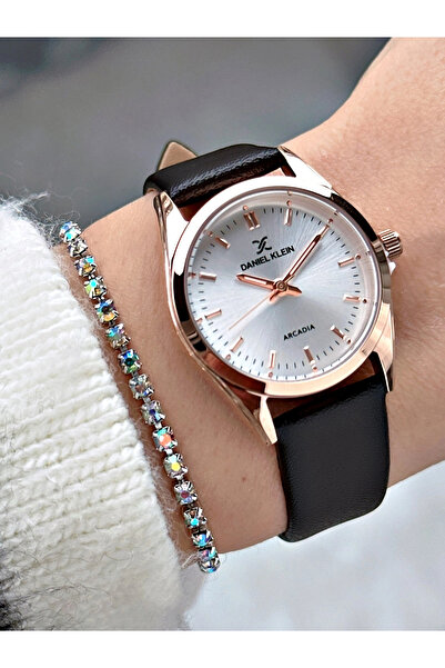 Daniel Klein Leather Cord Women's Wristwatch