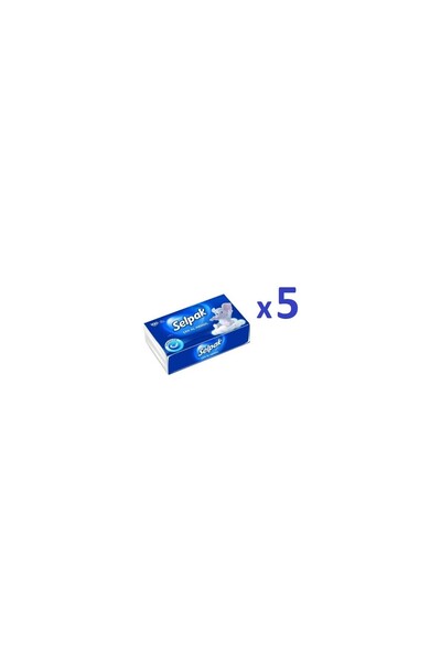 Selpak Czech Al Wipes 3 Ply 5 X 100Pcs