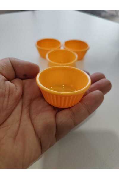 ZTF GLOBAL TRADE 4 Adet 35 ml Mini Plastik Sos Kabı,Reçellik,Ketçap Şişesi,Ba...