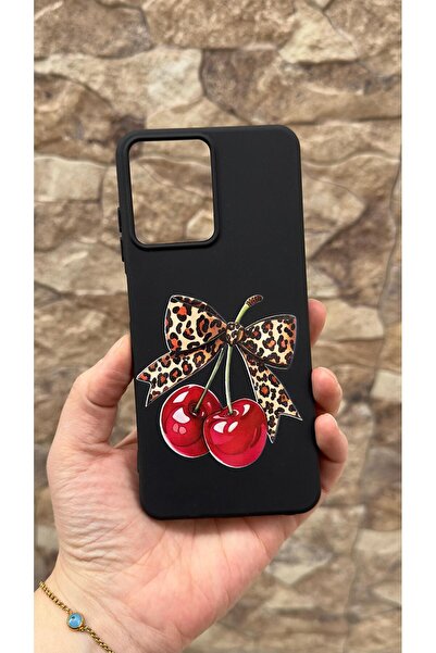 Vip Case Casper Via M40 Compatible Cherry Bow Leopard Printed Pack Silicone S...