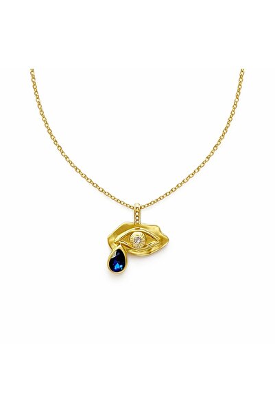 CHARMLUCKY Special Series Blue Stone Eye Pendant