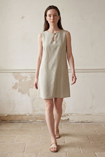 Hiccup My Fashion Cut-Out Detail Pocketed Mini Dress