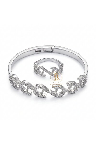 Black Season Round bracelet set + free size ring