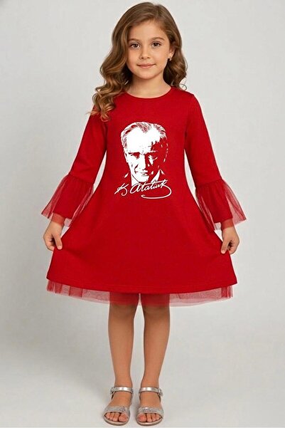 assef Κοριτσίστικο μπλουζάκι 100% Βαμβάκι lu Mustafa Kemal Atatürk με τύπωμα ...