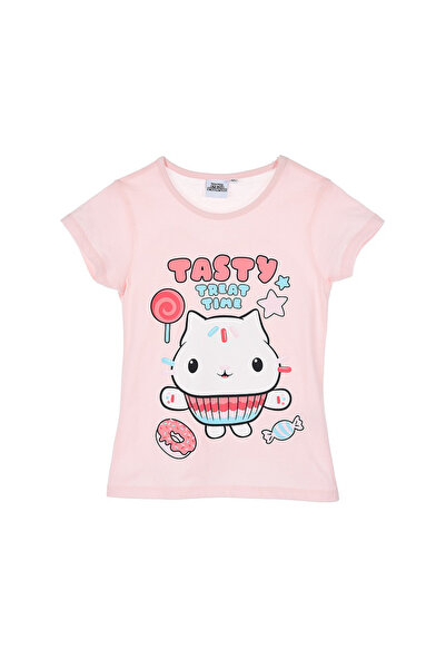 Gabby's Dollhouse Tasty Short Sleeve Cotton T-Shirt 104 CM 4 Years Pink