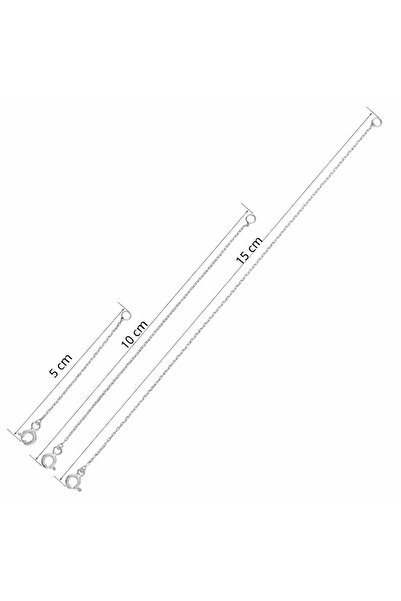 Vermold Jewelry 925 Ayar Gümüş Uzatma Zinciri ( Bileklik , Kolye , Halhal , Ş...