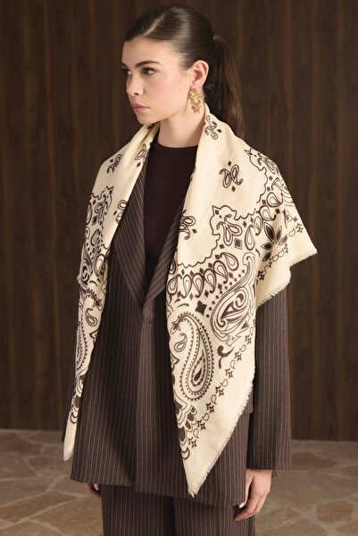 ANBLYs COLLECTION Ethnic D Patterned Self-Tie Shawls Accessory