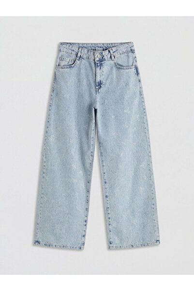 LC Waikiki GiyÇık Store Μπλε Παντελόνι Τζιν για Κορίτσια με Φαρδιά Γραμμή και...