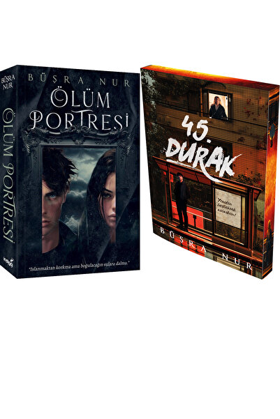 İndigo Kitap Ölüm Portresi 1 Karton Kapak ve 45. Durak Karton Kapak (Büşra Nu...