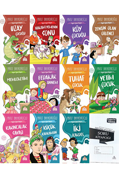 Nesil Çocuk Yayınları قصص تعليمية للأطفال / 11 كتابًا / سوالات وردية / يافوز ...