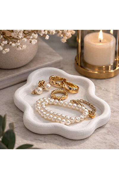 lysiaaccessory Minimal Jewelry Tray – 3D Printed Decorative Organizer for Rin...