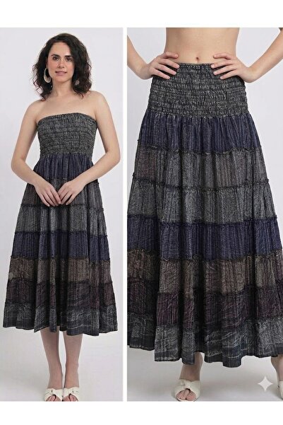 AYASOFYA OTANTIK Women's Indian Vintage Detailed Bohemian 100% Cotton Layer L...