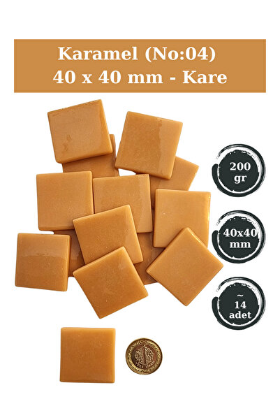 Zen Mozaik Sanatsal Mozaik Çalışmalarınız için 40x 40 mm Kare - Cam Mozaik Ta...