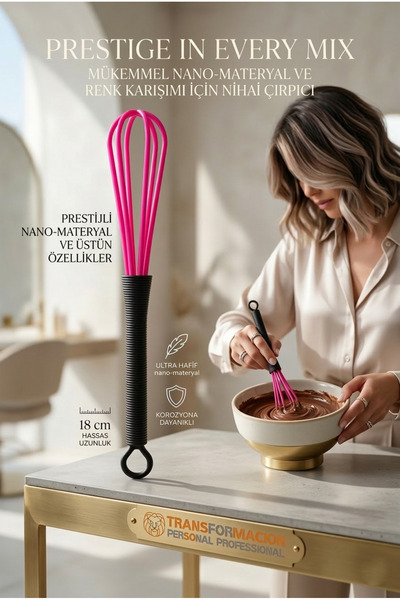 Transformacion Profesyonel Nano Karbon Saç Boyası Çırpıcısı 722998