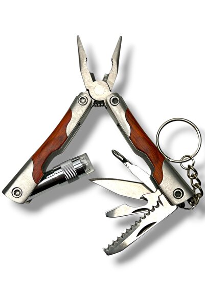 Keskin Adam Penseli Çok Amaçlı Paslanmaz Çelik Kamp Outdoor Mini Anahtarlık C...