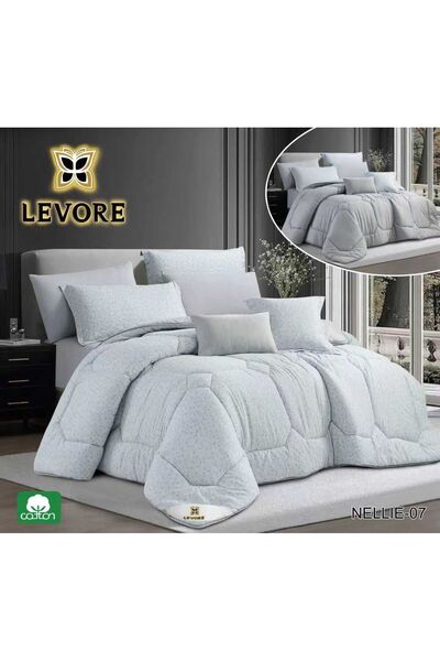 Levorey Levore cotton bedspread, single and a half size, 5 pieces, double-sided
