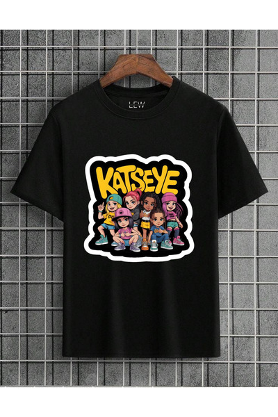 lovver Katseye Group Special Design Premium Quality Breathable T-Shirt in Cot...