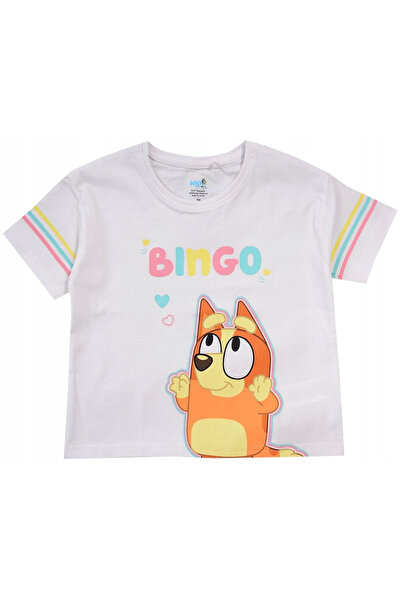 bluey Short sleeve t-shirt for kids Bingo In Love White 92 CM 2 years