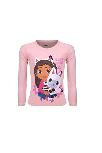 Gabby's Dollhouse Cotton shirt, long sleeve, and Pandy Paws 128 CM 8 years Pink