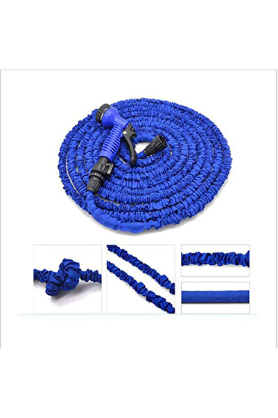 ETASHOP 60 Metre Uzayan Bahçe Sulama Hortumu Seti 7 Fonksiyonlu Su Tabancalı ...