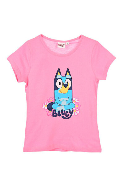 bluey Short Sleeve T-Shirt for Kids 98 CM 3 Years Pink