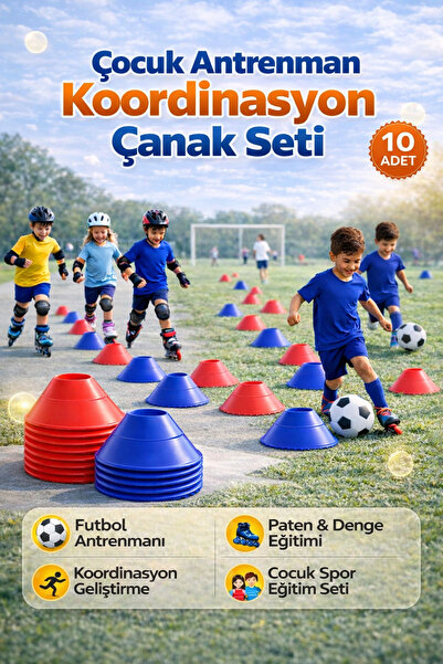 PAKİTO Çocuk Antrenman Koordinasyon Çanak seti-Futbol-paten Aktivite Oyun seti