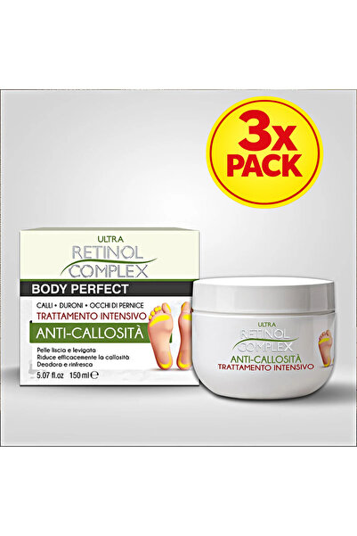 Retinol Complex 3x PACHET Tratament anticalus pentru picioare - 150 ml