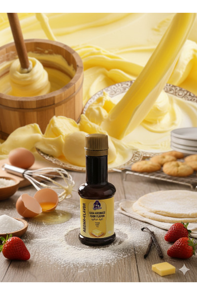 By Paster ByPaster Tereyağı Aromalı Gıda Aroması - 40g Pasta ve Tatlılar İçin...