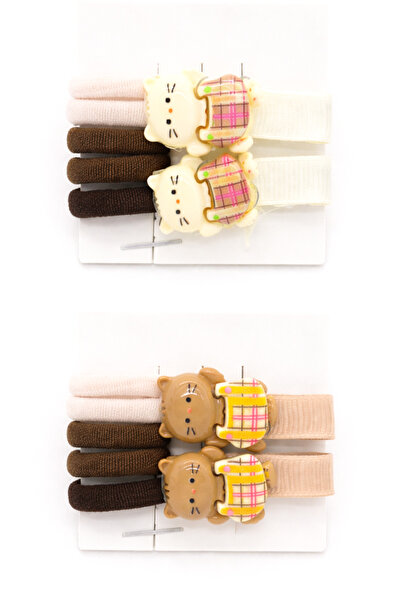 MakeWell Set de elastice de păr Lotus Hello Butterfly Kity cu fundă, inimă și...