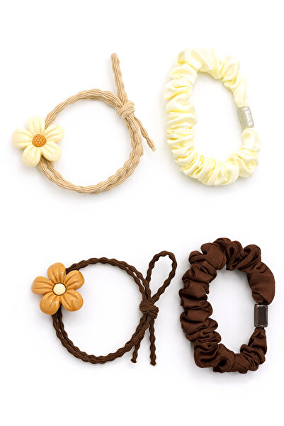 MakeWell Set de elastice de păr Lotus Hello Butterfly Kity cu fundă, inimă și...