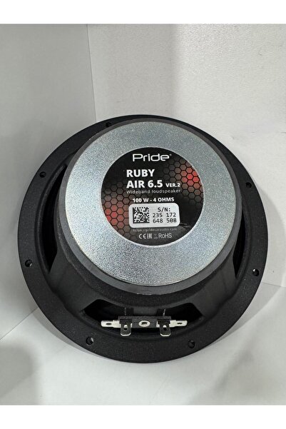 PRIDE RUBY AİR 6.5 ver2 16 CM 200W 100RMS MİDRANGE HOPARLÖR 1 TAKIM 2 ADET