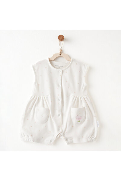 andywawa Ac26506 Summer Time Jumpsuit Ecru