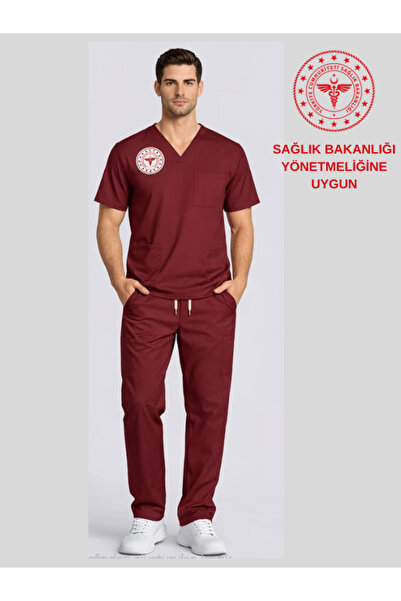 nutrix uniforma زي مستشفى بوردو للعاملين في المجال الطبي قماش قابل للتمدد سكر...