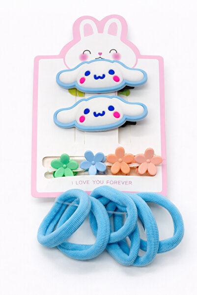 MakeWell Set de agrafe și elastice de păr pentru copii cu figurină Kuromi, se...