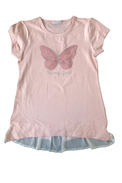 By TGA Short sleeve butterfly T-shirt Pink 140 CM 10 years