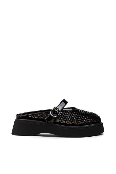 Deery Women's Black Banded Slippers