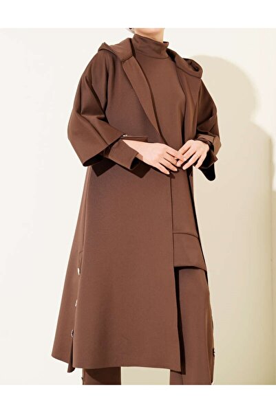 Burcia Scuba Long Cardigan Triple Set